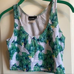 Black Milk Clothing Cockatoo Crop